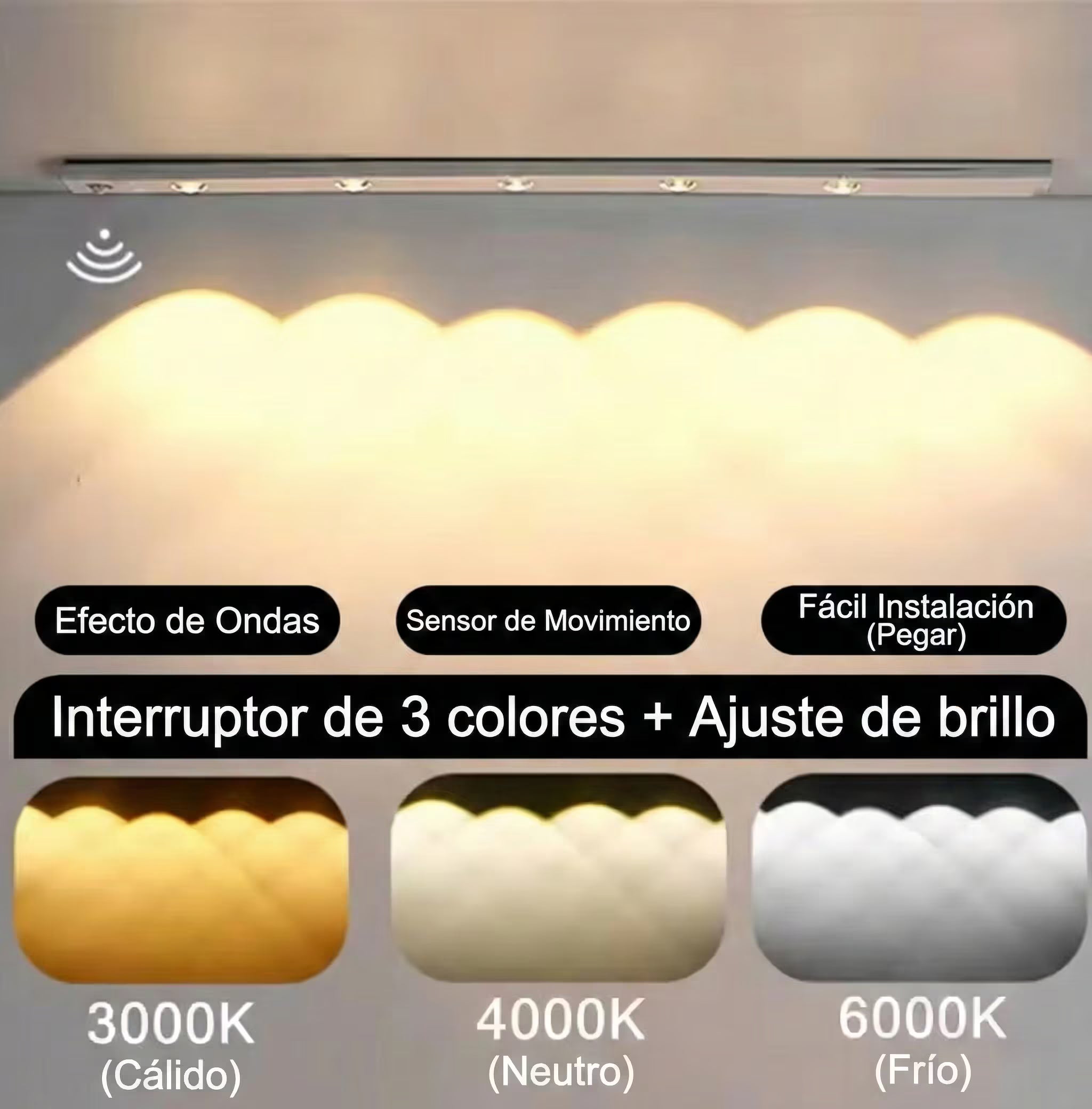 LumiSmart™ - Barra LED con Sensor de Movimiento